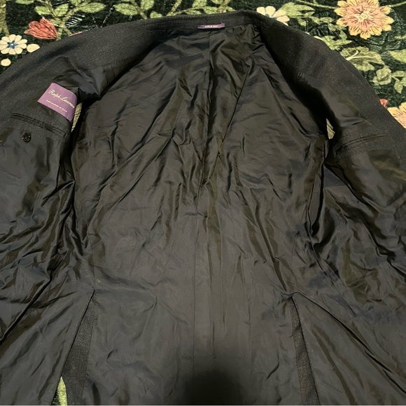 Ralph Lauren Purple Label Mens Navy Wool/Linen/Silk Blend Blazer- Sz 44R (Read) - Picture 6 of 13